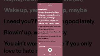 LOVE TO HATE ME BLACK PINK SONG LYRICS 🖤💝