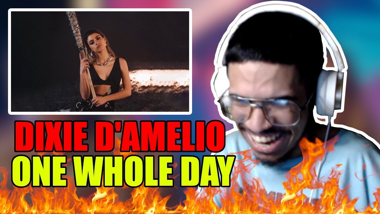 DIXIE D’AMELIO - ONE WHOLE DAY FT. WIZ KHALIFA (OFFICIAL MUSIC VIDEO) (Reaction)