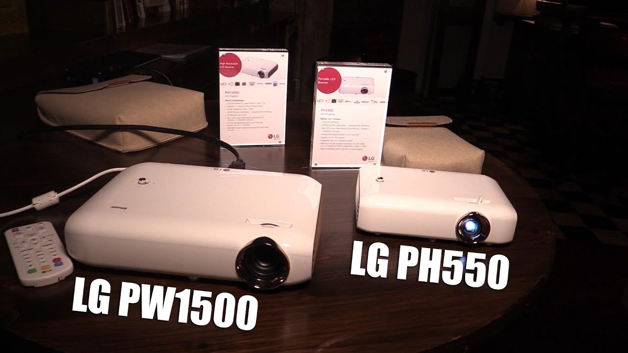 LG PH550 & PW1500 Beamer (German) YouTube