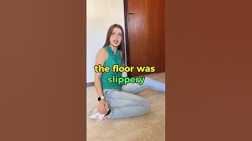 Be careful with the floor 🤔 #english #englishtips #learnenglish #englishteacher
