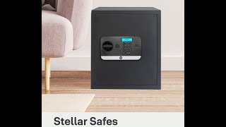 Yale Stellar 250/DB2 Medium Fingerprint Safe. Opening the safe for the first time.