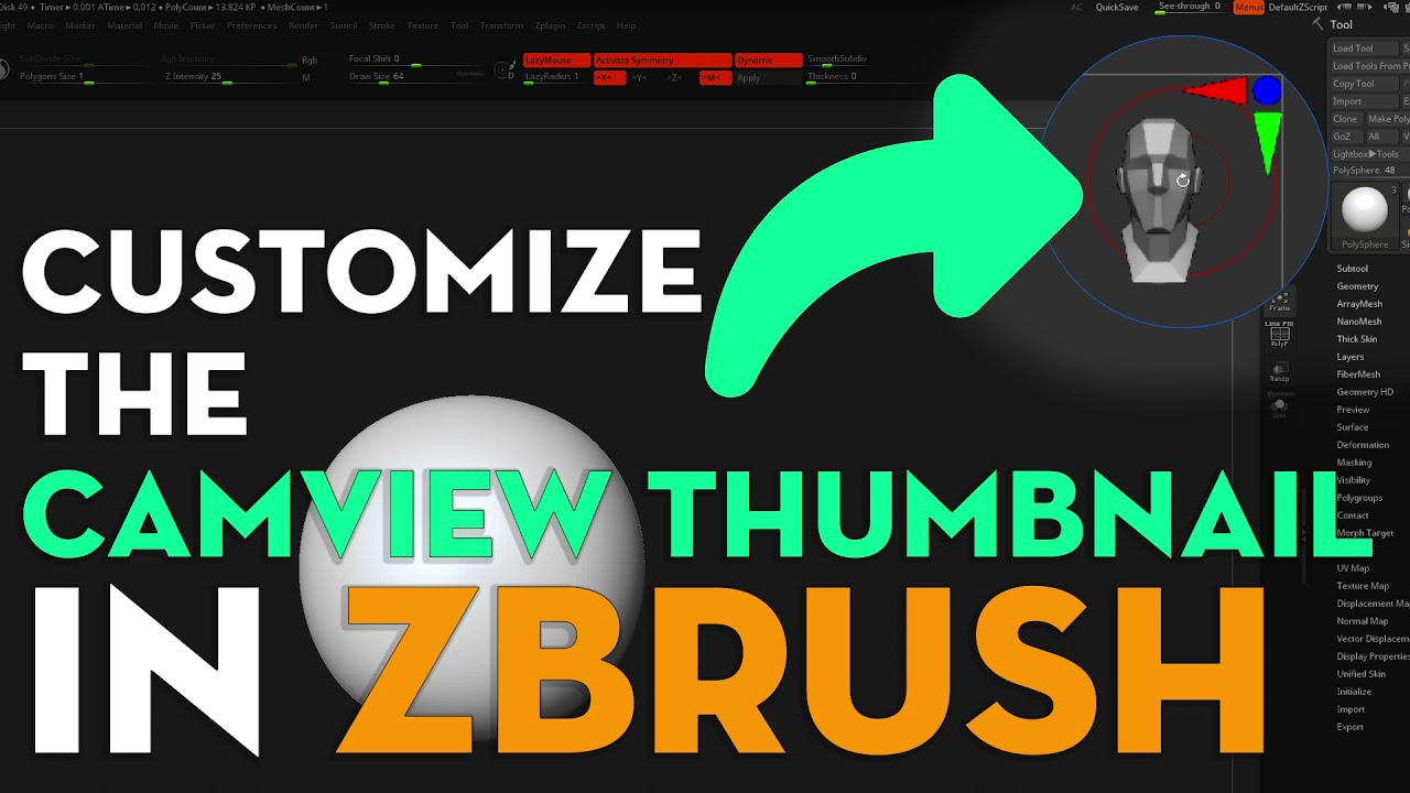 zbrush camview not showing