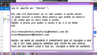 PASSO Á PASSO DE COMO MUDAR SUA SENHA DO TFM SEM PRECISAR DO EMAIL!