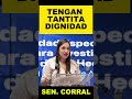 TENGAN TANTITA DIGNIDAD, SENADOR JAVIER CORRAL