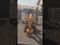 Mini backhoe