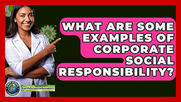 What Are Some Examples Of Corporate Social Responsibility? - Earth Science Answers