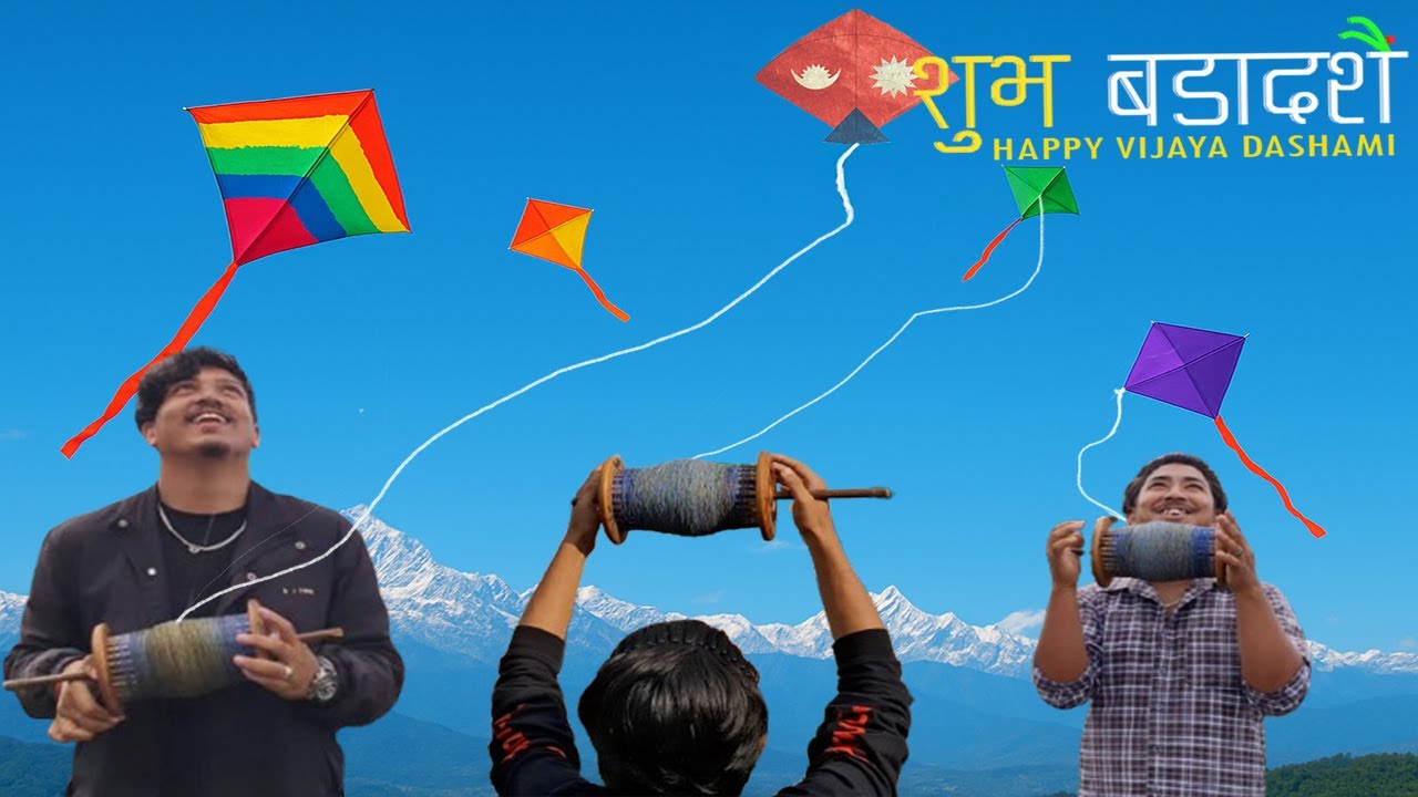 Flying Kites + Sharing Laughter ✨ A Fun Day| Happy Dashain