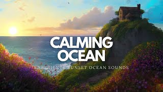 Sundown Serenity ASMR 🌅 | Coastal Cabin Waves, Seabird Symphony, and Sunset Bliss