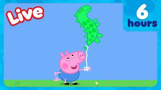 🔴 LIVE: FULL EPISODES George's Adventures! 🐷🦖 Peppa Pig | 12 HOURS OF HD CARTOONS