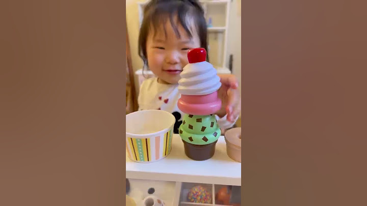 Adorable toddler opens up her own ice cream shop #shorts