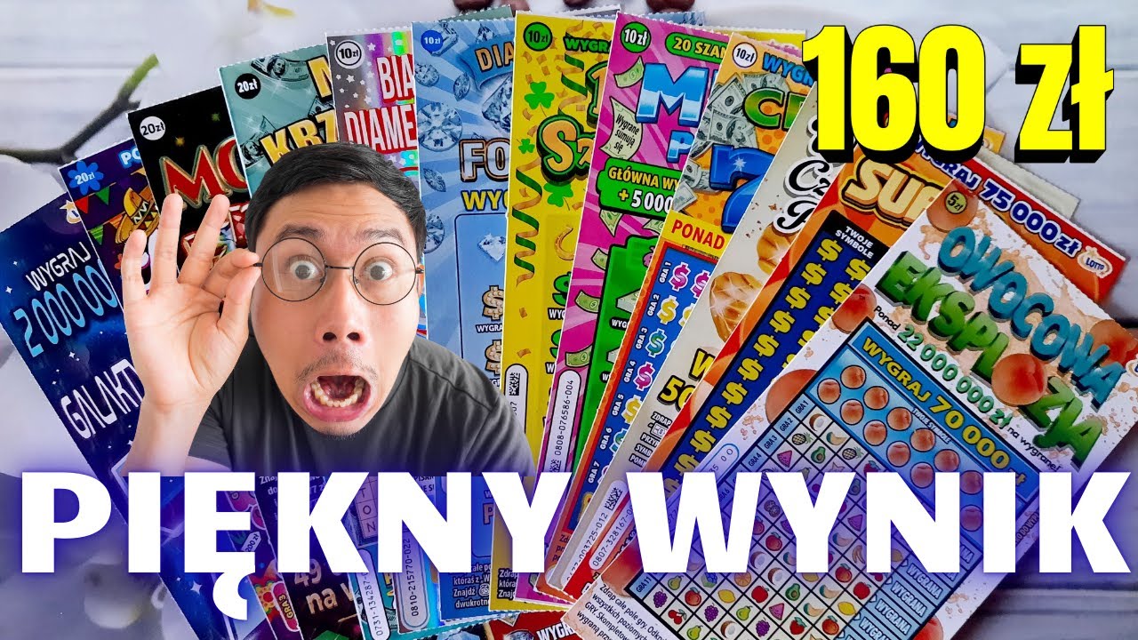 🥳Zdrapki Lotto👉ZDRAPKI ZA 160 ZŁ🤩PIĘKNY WYNIK😍TO JEST MOJA ZDRAPKA🤩🤩🤩
