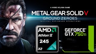 Metal Gear Solid V Ground Zeroes - Ultra - ( Athlon II X2 245 / MSI GTX 750 Ti 2 gb /1360x768)