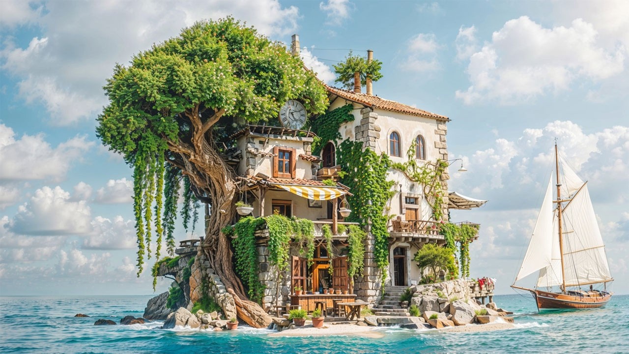 Relaxing Café by the Sea 🌅 Lofi Chill Mix | Study & Focus Music