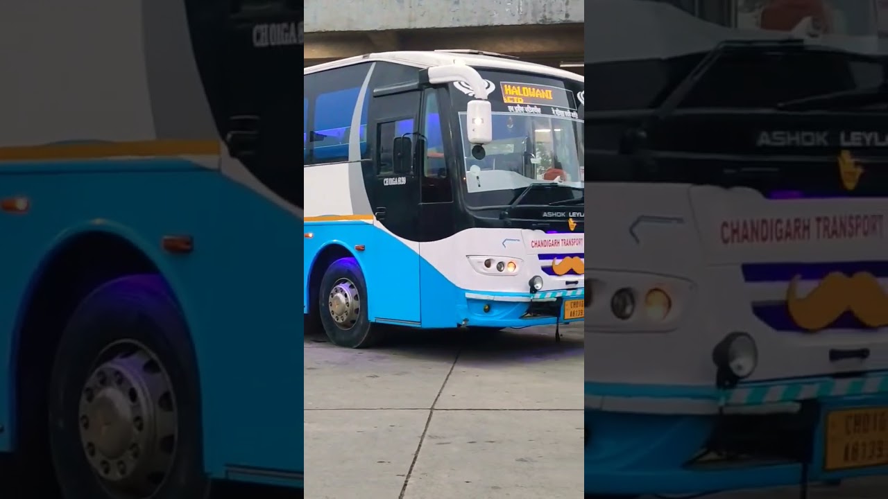 ctu ac bus isbt 17 Chandigarh to haldwani bus