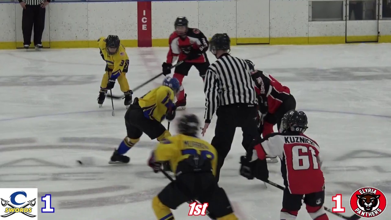 2018 02 17 Elyria Peewee Vs Cincinnati Swords Pitt Tourney Youtube