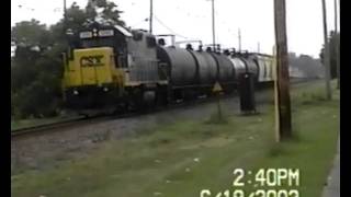 CSX Local C-711 GP38-2 2769 & B36-7 5830 CP-90, Kingston NY June 18, 2003