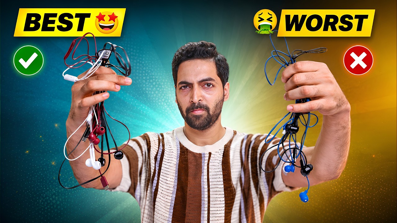 I Tested Every Popular Type-C Earphone Under ₹1000 ✅