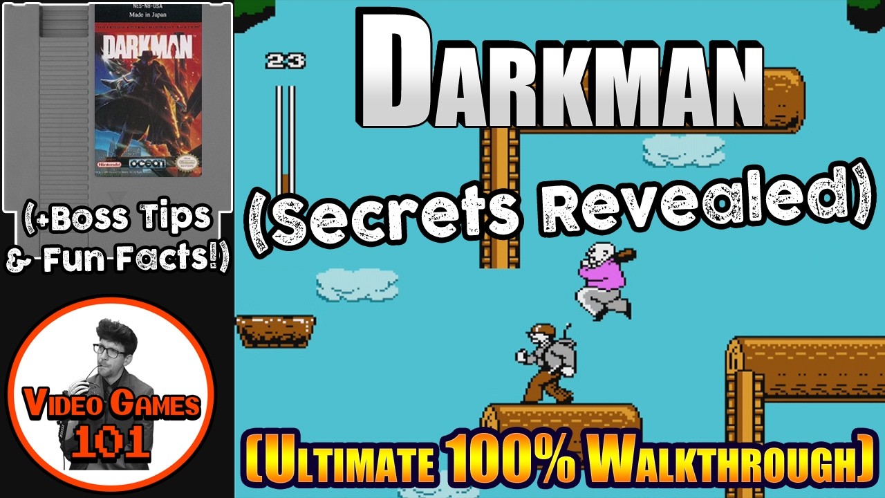 Darkman NES Walkthrough | 100% Guide | Video Games 101