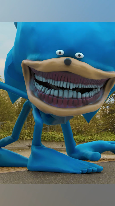 🤯 OMG! Giant Shin Sonic Tapes Encounter in Real Life! #shorts #shinsonic #reallife