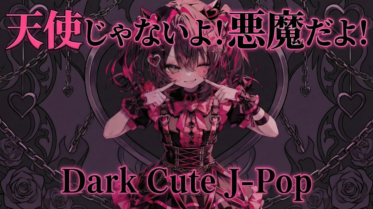 【ダークキュートアイドルポップ】天使じゃないよ!悪魔だよ! 😈💕 | アニメMV　#aivideo #kling3.0#anime #kawaii  #japan