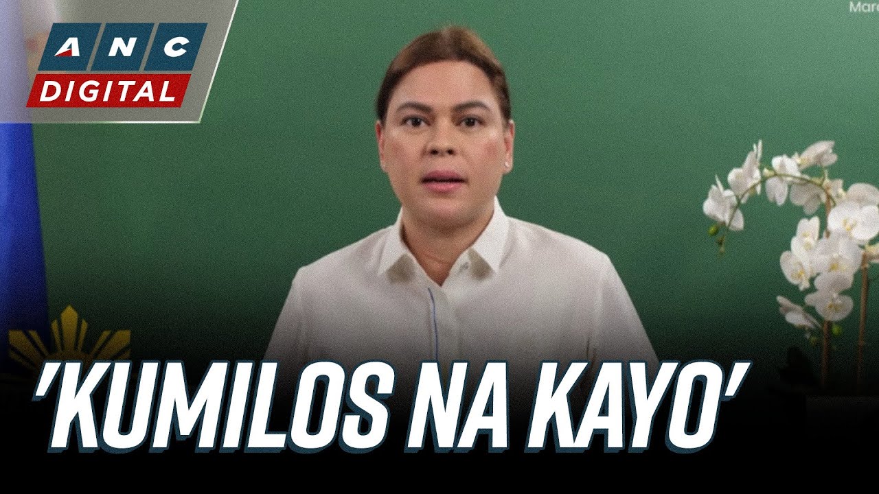 Sara Duterte to gov't agencies: 'Kumilos na kayo, kailangan bantayan ang presyo ng langis' | ANC