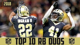 NFL Top 10 RB DUOs 2018 - BEST NFL RUNNING BACK DUO (NFL RB DUO RANKINGS 2018) Saints Falcons