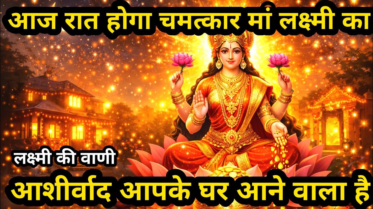 आज रात होगा चमत्कार मां लक्ष्मी का आशीर्वाद आपके घर आने वाला है @LAXMIKIVANI #laxmimaa #motivtion 