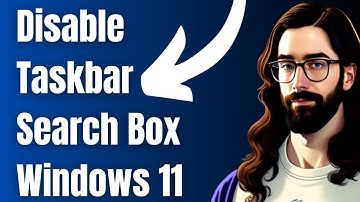 How To Disable Taskbar Search Box on Windows 11