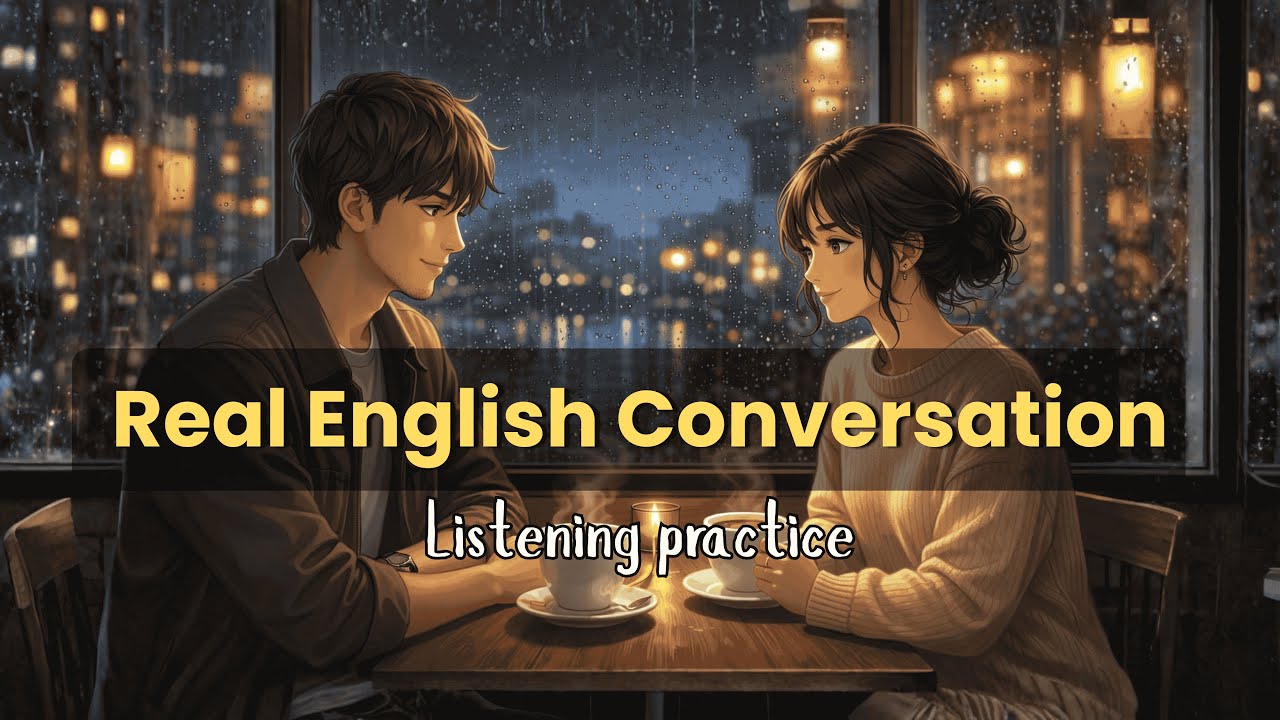 Real English Conversation at a Café | Relaxing Listening Practice