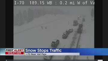 I-70 Closed In Both Directions At Vail Pass