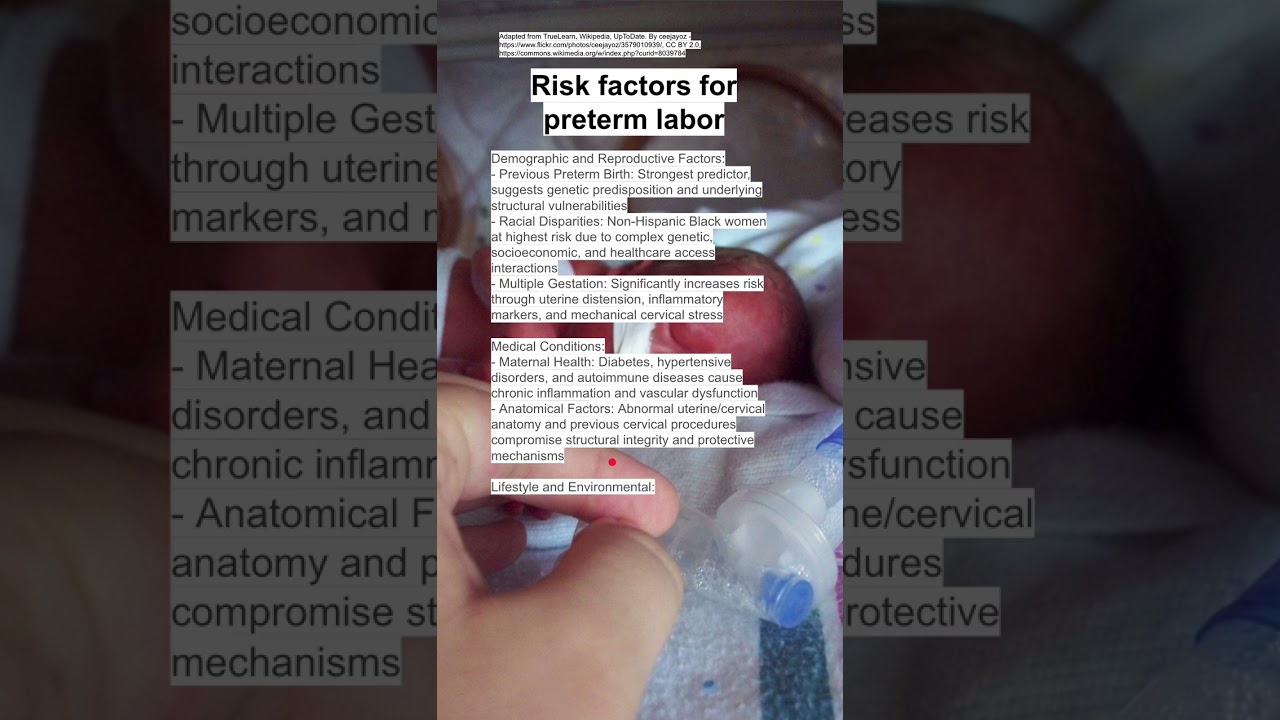 Risk factors for preterm labor