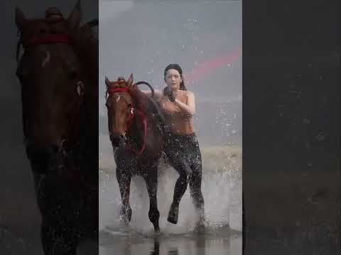 Watch as this girl forms an incredible bond with her majestic horse #entertainment #tranding #top