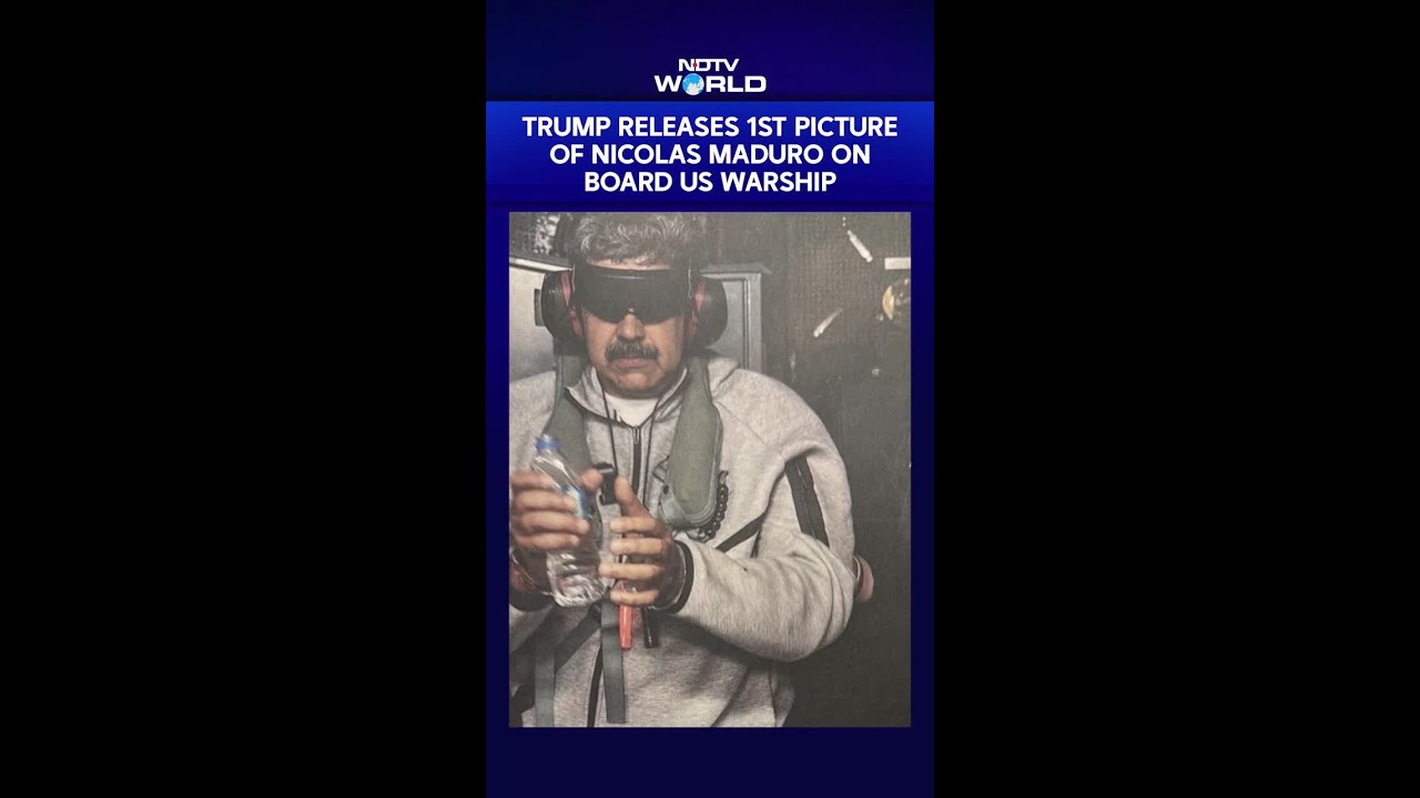 Nicolas Maduro Arrest | Trump Releases 1st Picture Of Nicolas Maduro In Custody