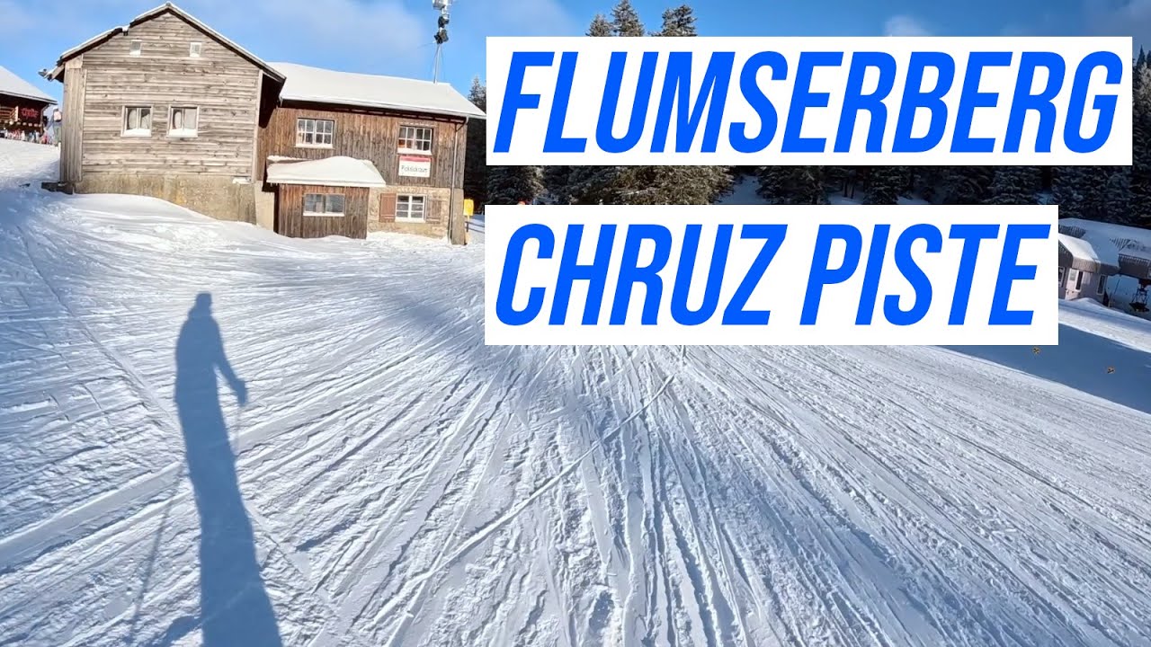 Flumserbeg Chrüzpiste Ski Run 🇨🇭 [POV]