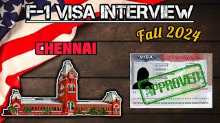 US F-1 VISA INTERVIEW EXPERIENCE (June 2024) | Chennai Consulate | Illinois Tech (Fall 2024)
