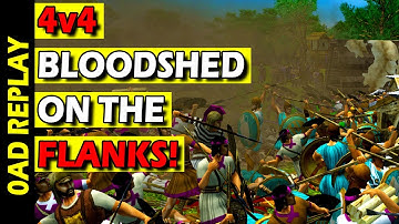 0AD 4v4 Bloodshed on the Flanks!
