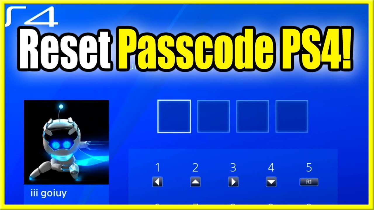 Password Reset From Primary PS4 - How To Log Back In To PlayStation Network  In Case You Forgot It 