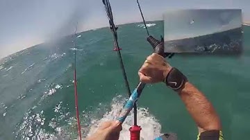 Learn kitesurf: Downloop transition