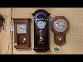 AWESOME Howard Miller Jennison Triple Chime Wall Clock (Model 612-221)