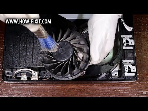 How to disassemble and fan cleaning PS3 Slim