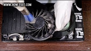 How to disassemble and fan cleaning PS3 Slim