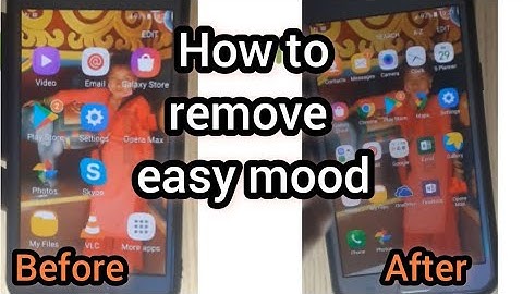 How to remove easy mode from Samsung/How to Switch Standard Mode to Easy Mode on SAMSUNG