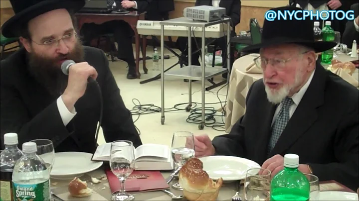 Rabbi Benzion Shenker Z"L Sings His Famous Shoshanas Yakov