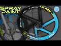 How to Paint your Wheels with Spray Paint | Kymco Nexxon 125 | GY6