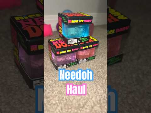 Baby Needohs!#박사랑 #떡상기원 #유행 #viral #needoh #haul #blowup #nailart #baby #pink #blue #크런치슬랑이