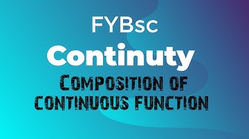 composition of continuous function continuity #Fybsc #nirali Publications #new Syllabus 2020