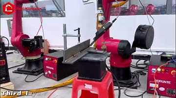 Weld Navigator® seam tracking with Borunte robots enables smart steel structure welding automation