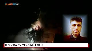 Ilgın'da ev yangını: 1 ölü Resimi