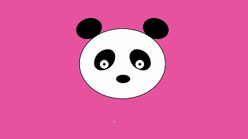 How To Create Animation Panda Using HTML CSS & Javascript | Eyes of panda follow mouse cursor