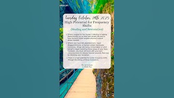 Tuesday October 14th 2025✨🌎 High Potential for Frequency Shifts #arcturian #heartmind #awakening